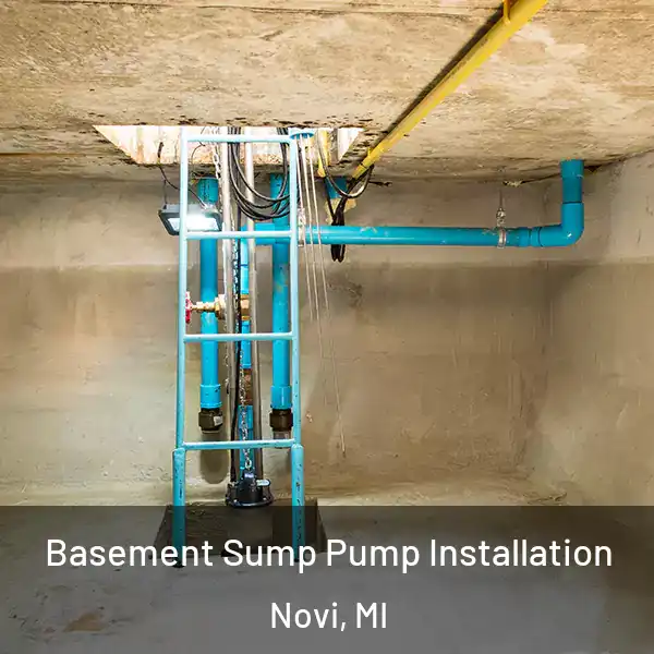  Basement Sump Pump Installation Novi, MI