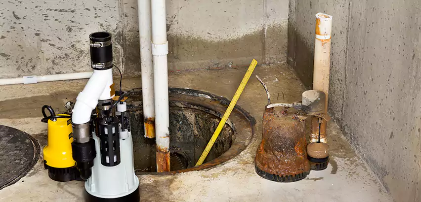 Installing Sump Pump in Finished Basement in Novi, MI
