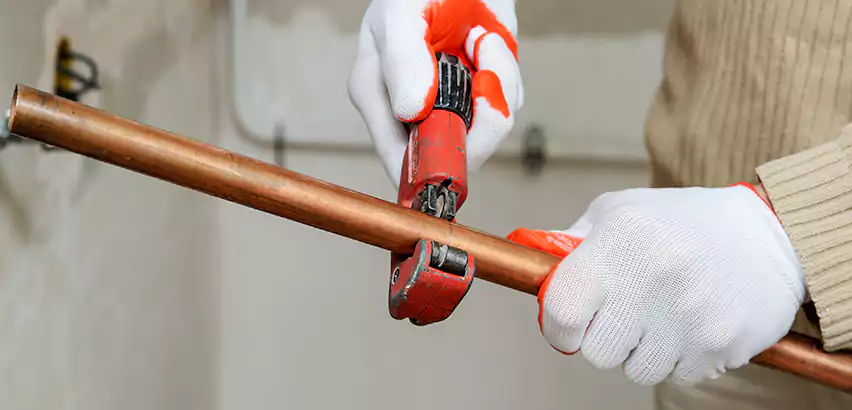 Temporary Copper Pipe Repair Novi, MI