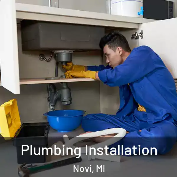  Plumbing Installation Novi, MI