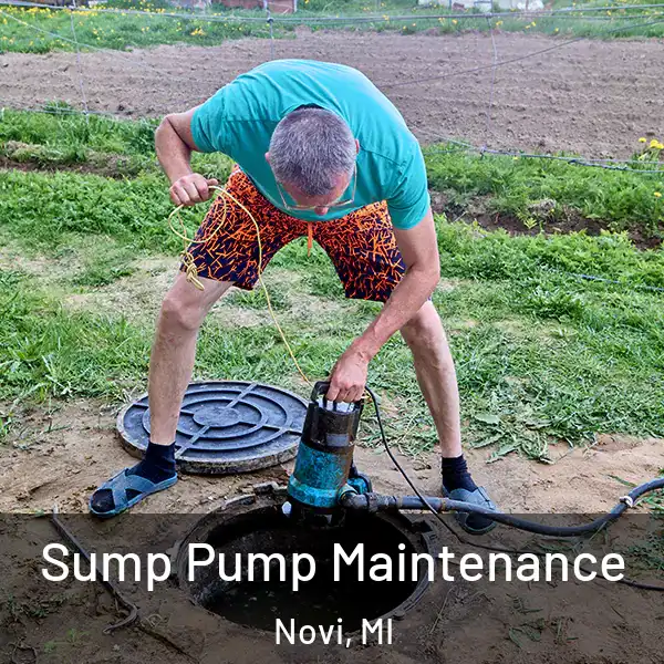  Sump Pump Maintenance Novi, MI